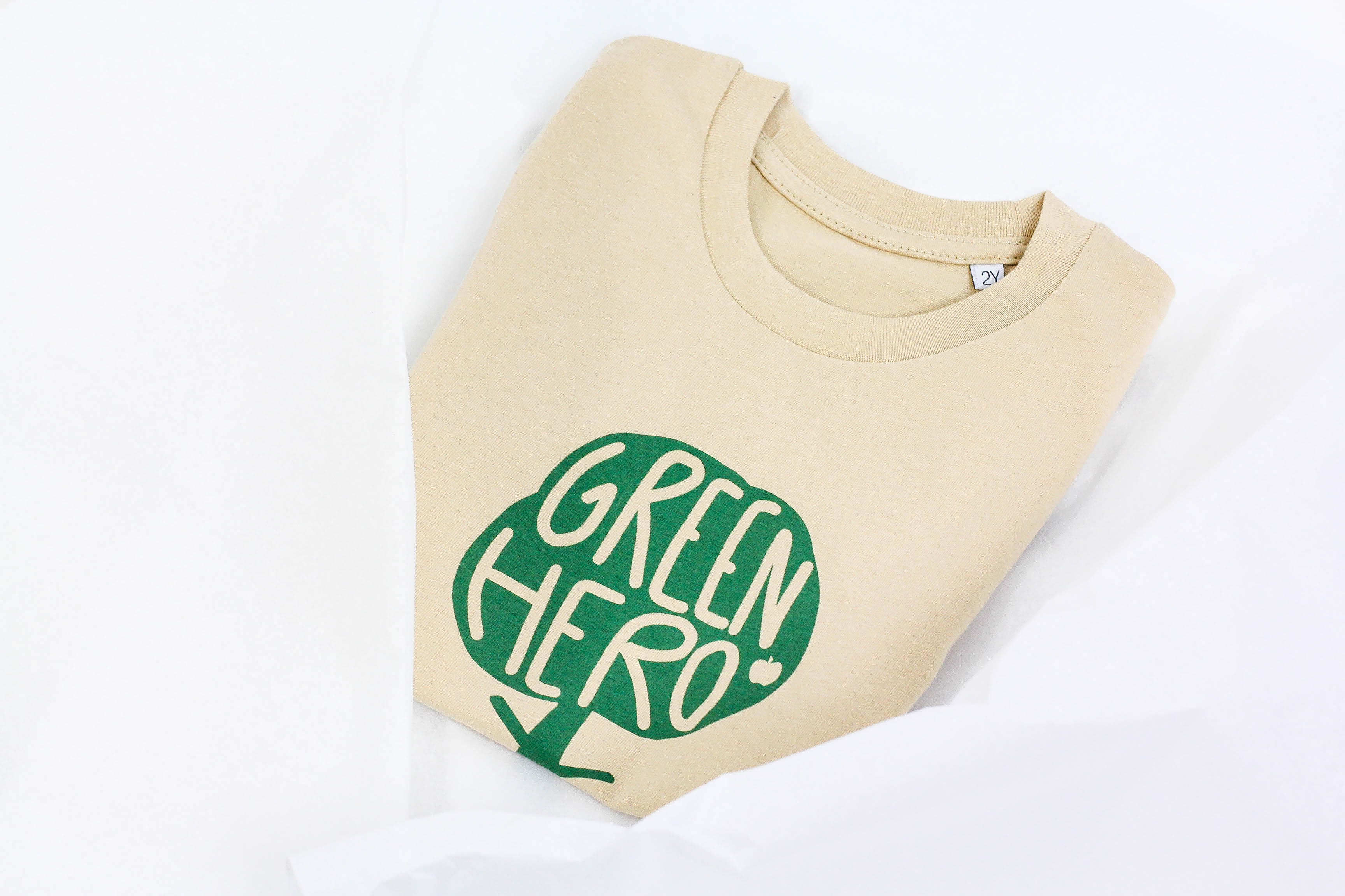 LION ET AVOCAT Organic Cotton Kids T-Shirt - Green Hero