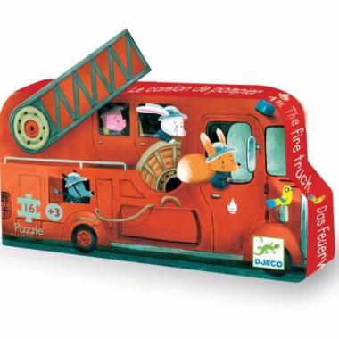 Djeco  Fire Truck Puzzle