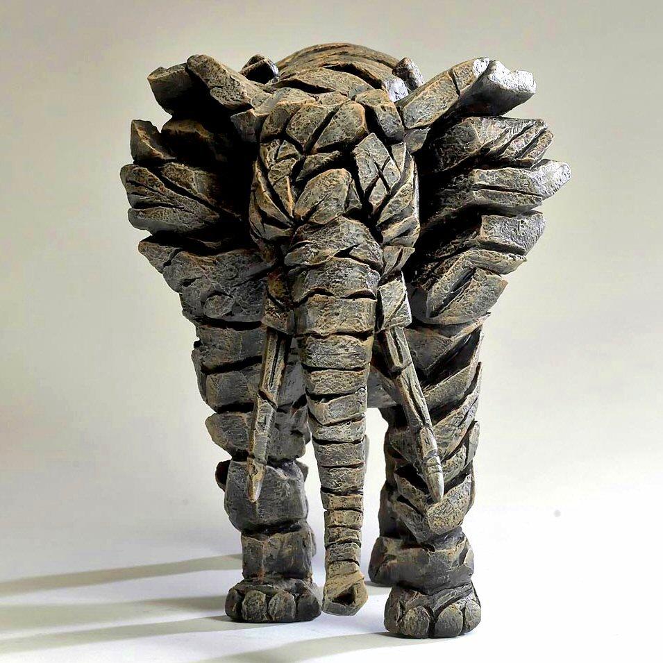 Edge Elephant Mocha Sculpture By Matt Buckley