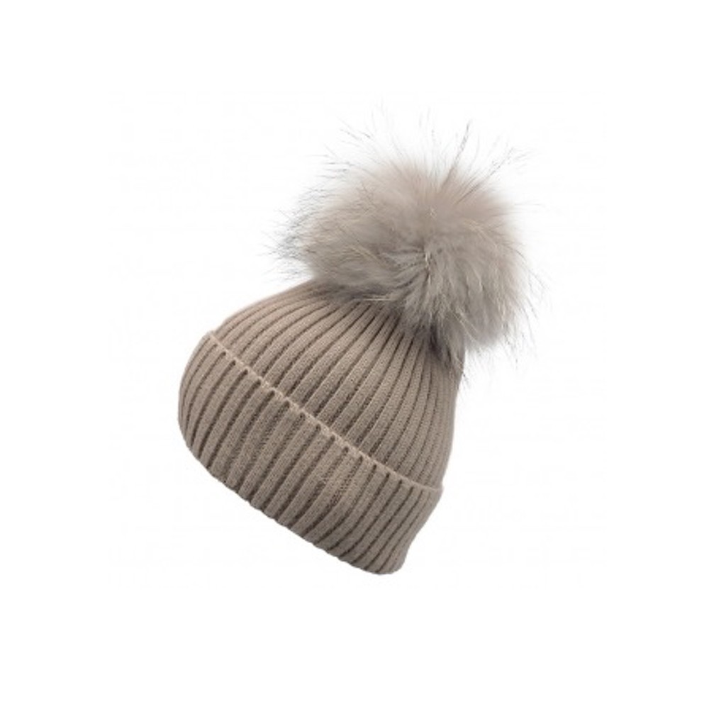 Scottie & Russell Mocca Bobble Hat