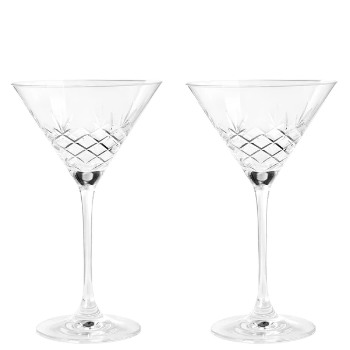 Frederik Bagger 220ml Crystal Cocktail Glasses 2 Pieces