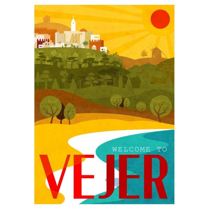 Dr Lapi 33x48 cm Vejer Vintage Dr Lapi Illustration Print