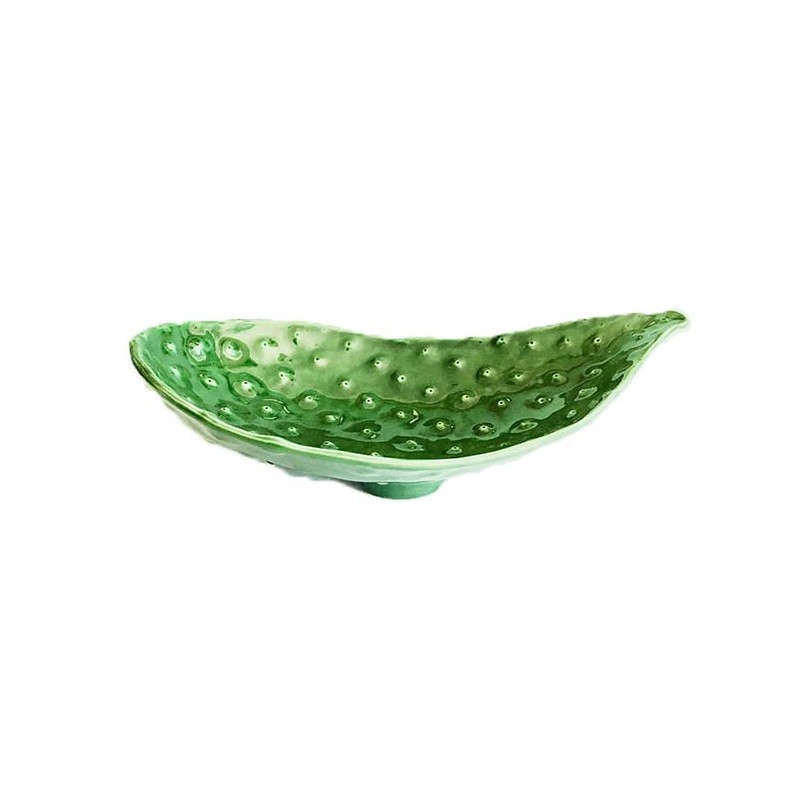 Virginia Casa Ceramic Prickly Pear Leaf Bowl Chumbera