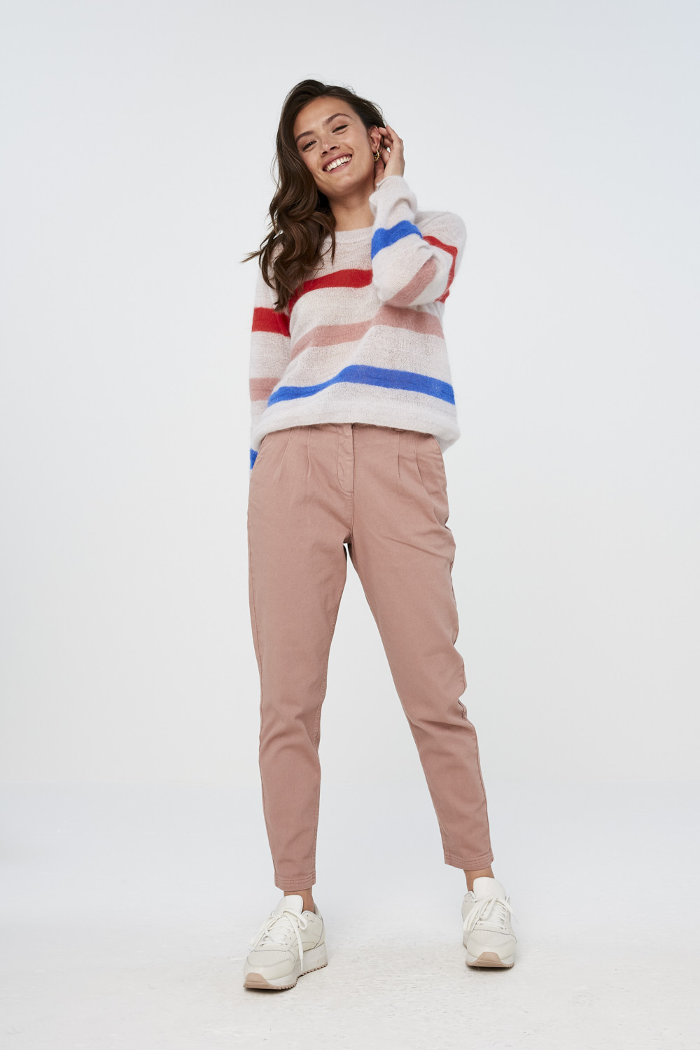 by-bar gwen stripe pullover multi