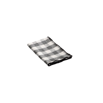 maison-de-vacances-napkin-vichy-bumblebee-black-linen-cotton