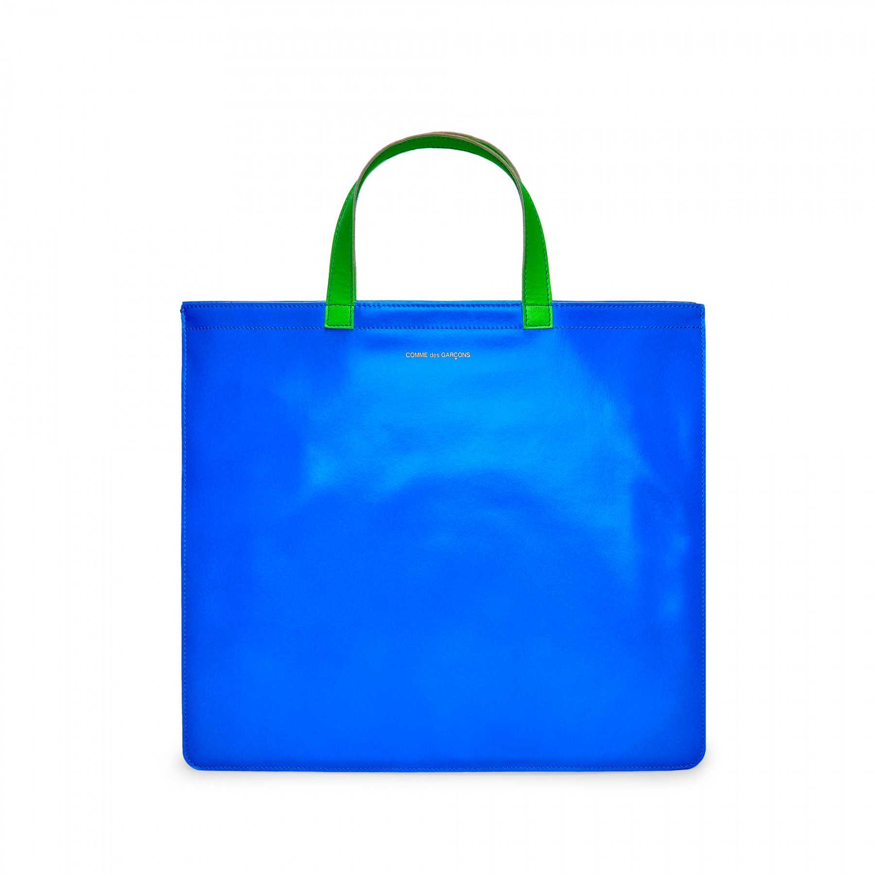 Comme Des Garcons Wallet Super Fluo Tote Bag (Blue/Orange) SA9000SF