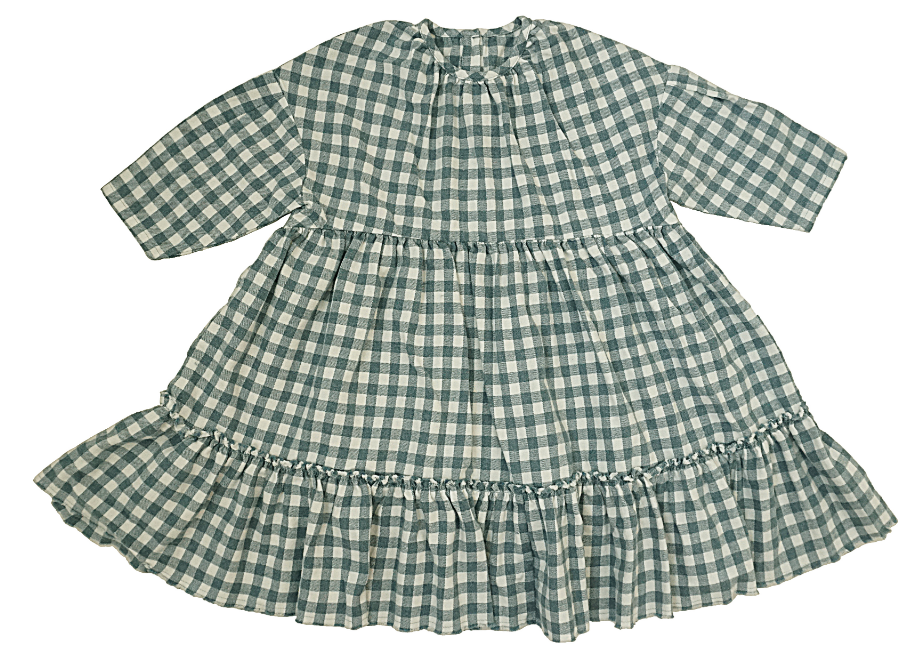 Tambere Blue Check Dress