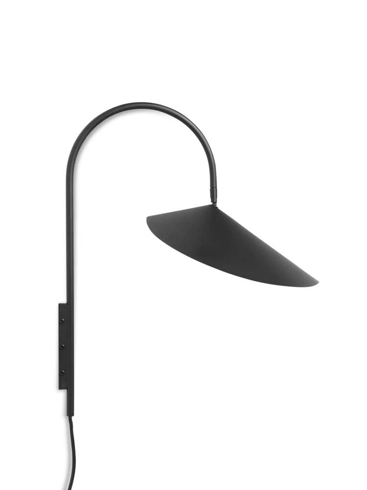 Ferm Living Black Arum Wall Lamp