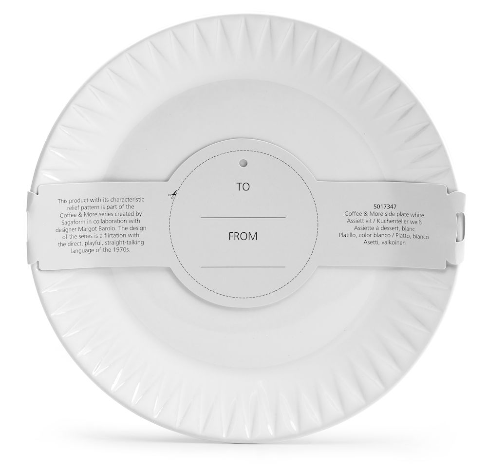 Sagaform Coffee & More Side Plate White