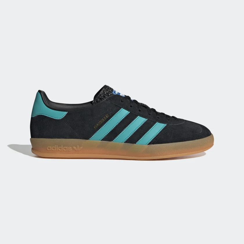 black and aqua gazelle