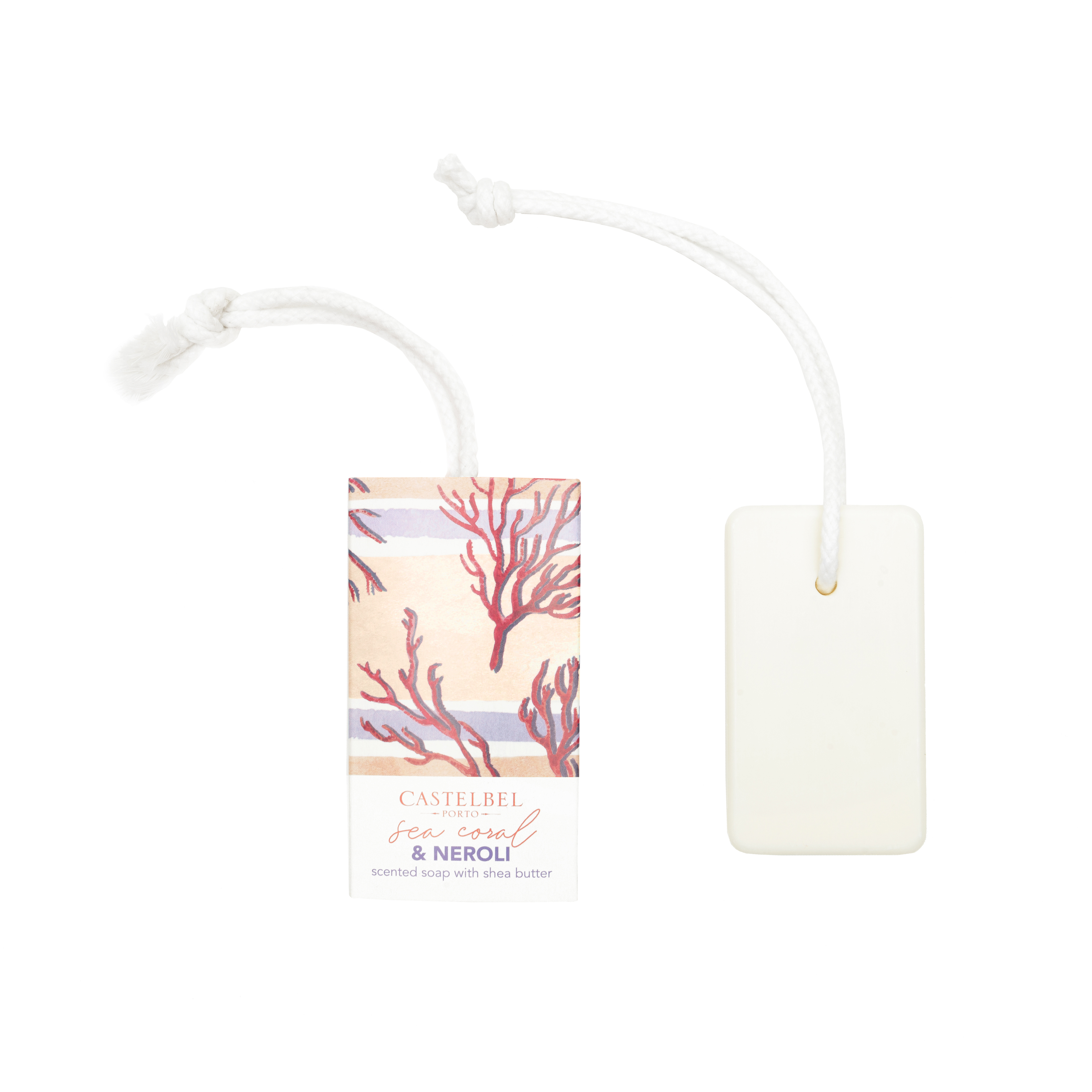 Castelbel Porto Sea Coral & Neroli Scented Soap On A Rope