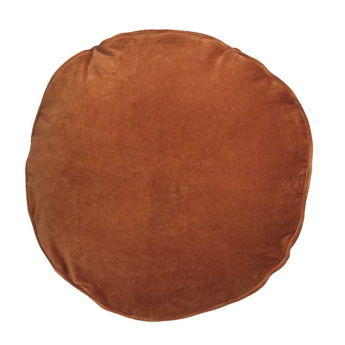 Bungalow DK 45cm Red Ochre Round Cushion Cover