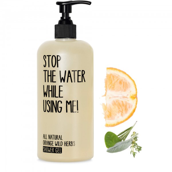 Stop The Water While Using Me! 500ml Orange Wild Herbs Shower Gel