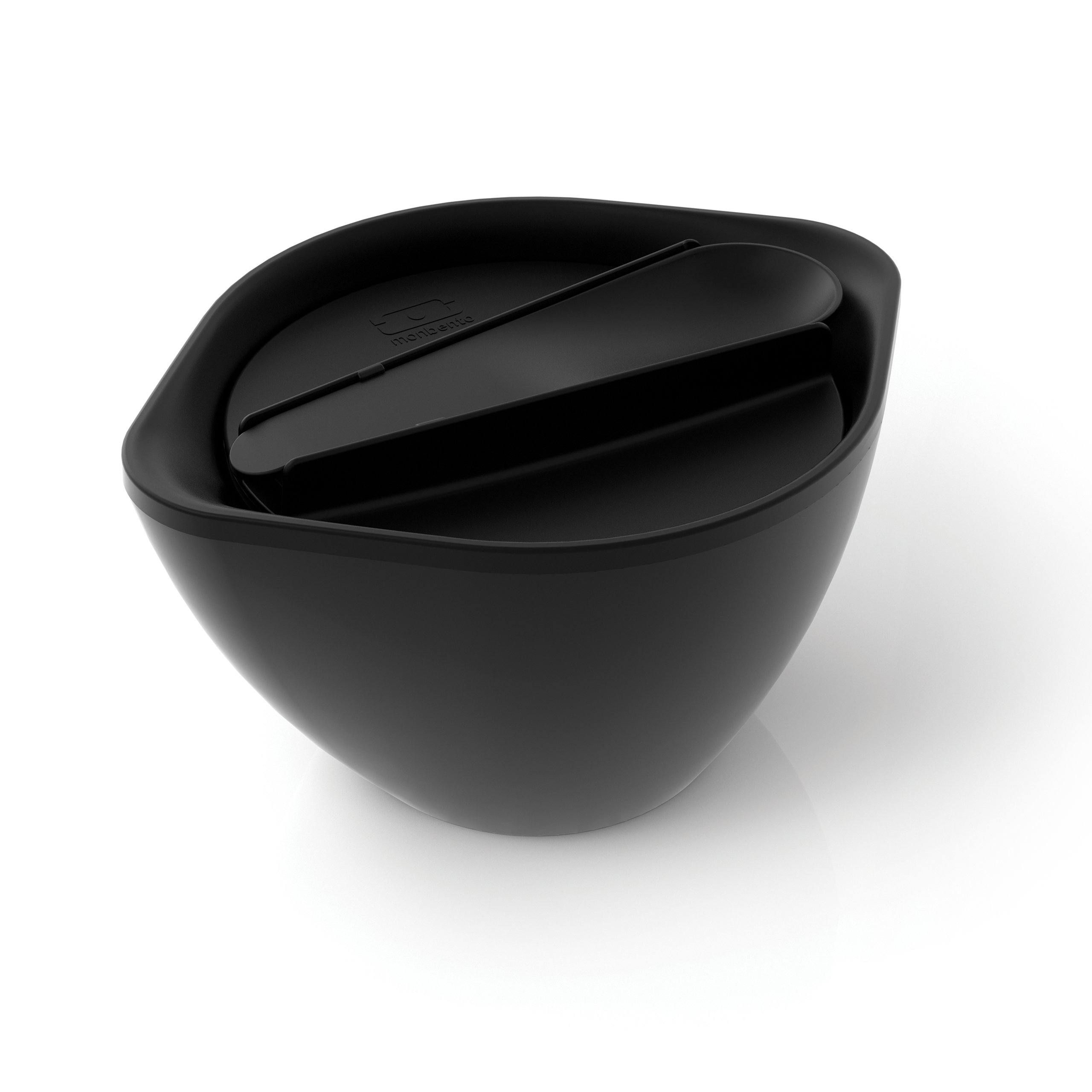 Monbento 0.45L Black MB Lib Double Walled Soup Bowl