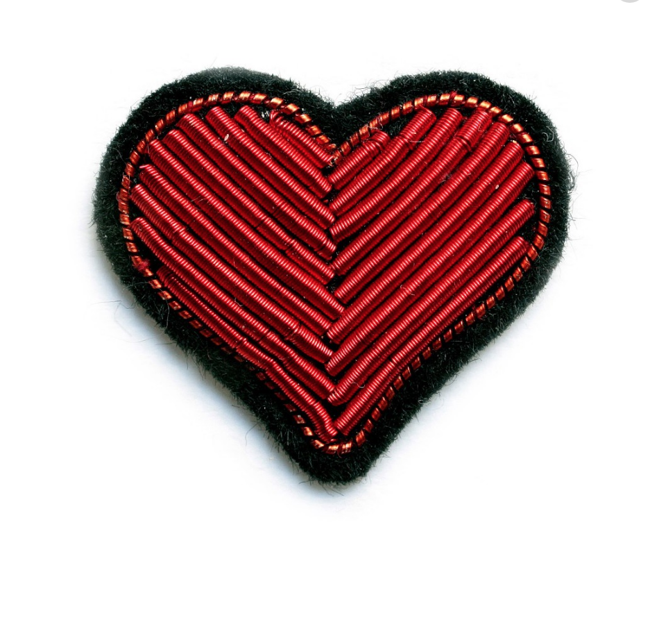 Macon & Lesquoy Heart Brooch