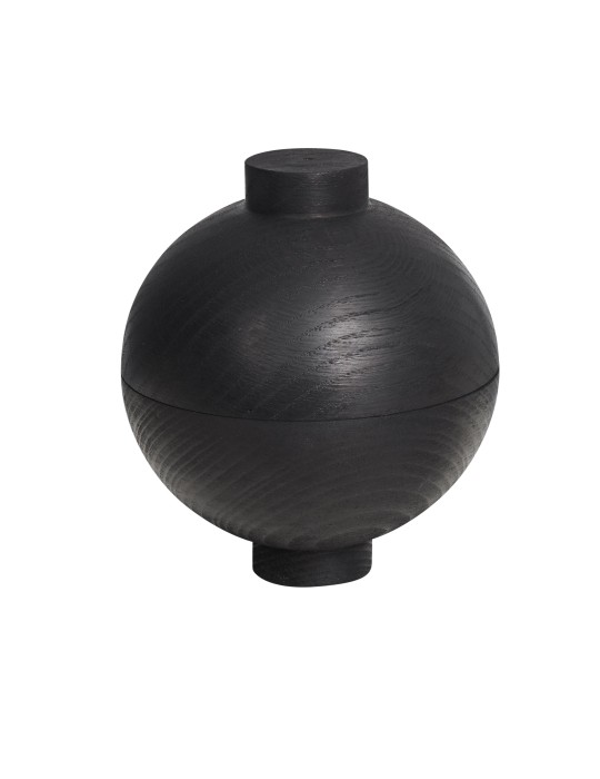 Kristina Dam Black Wooden Sphere