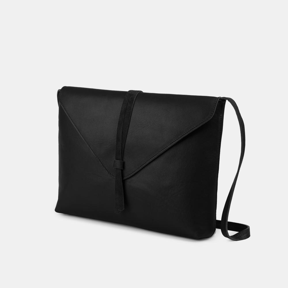 Ann kurz Tira Nappa Black Shoulder Bag