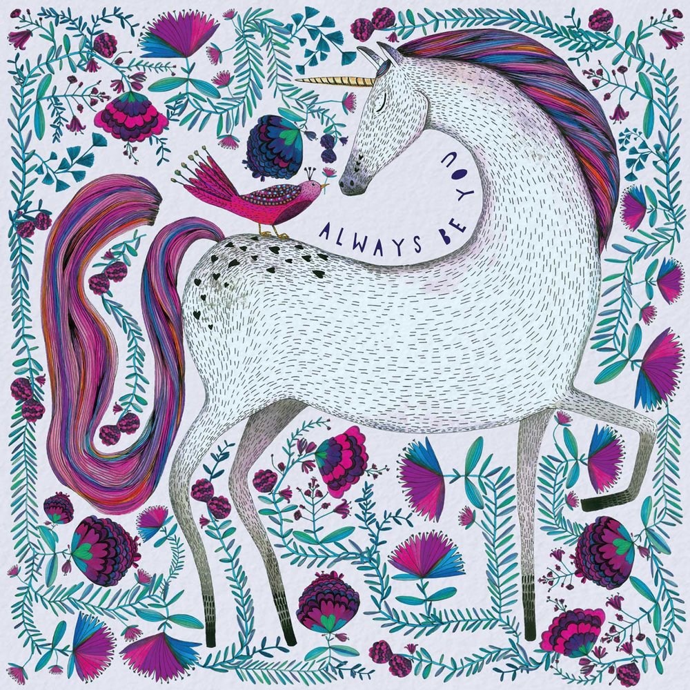 Charley Rabbit Publishing Always Be You Unicorn Print