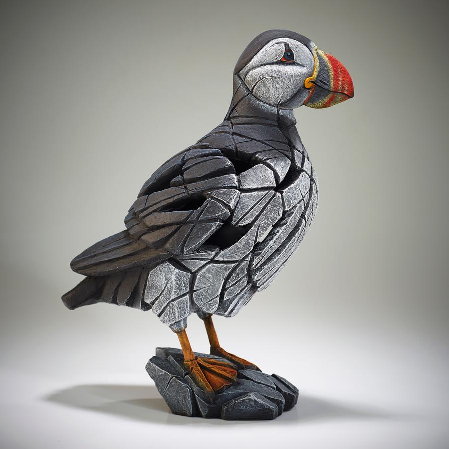 Edge Puffin Sculpture By Matt Buckley