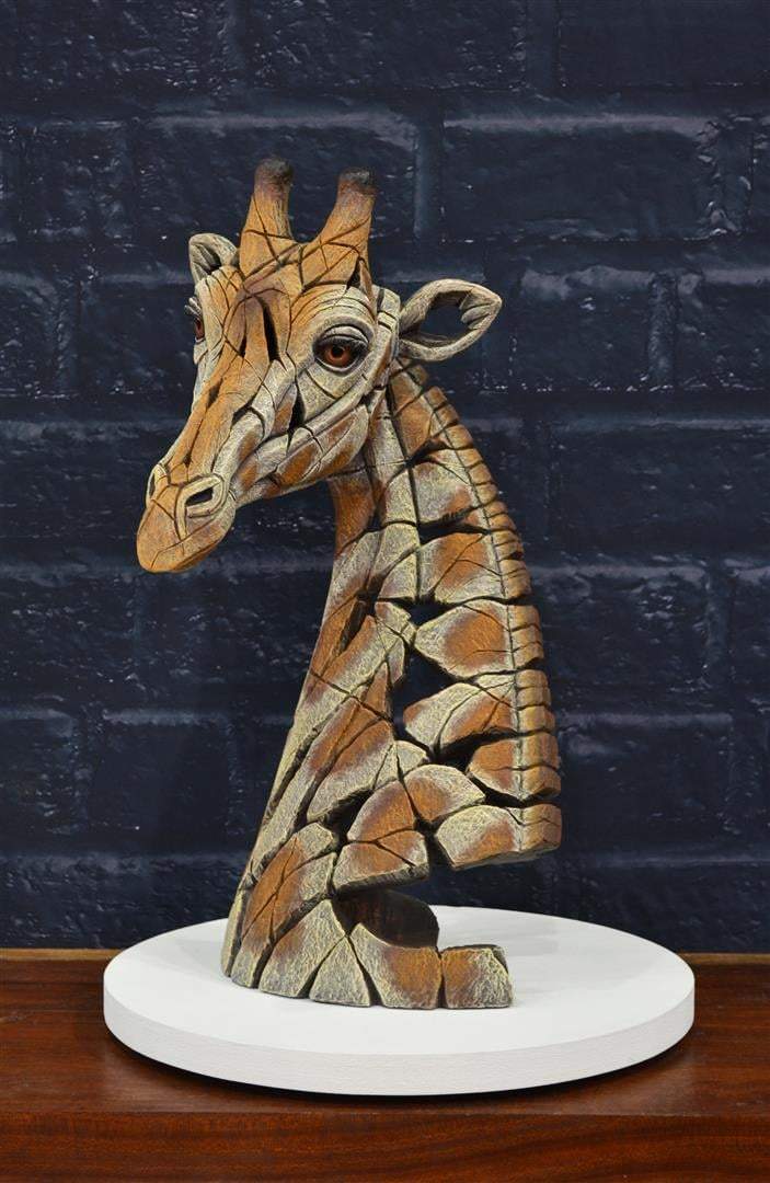 Edge Giraffe Bust Sculpture By Matt Buckley