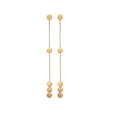 Dansk Smykkekunst Vanity Drop Earring Gold Plating