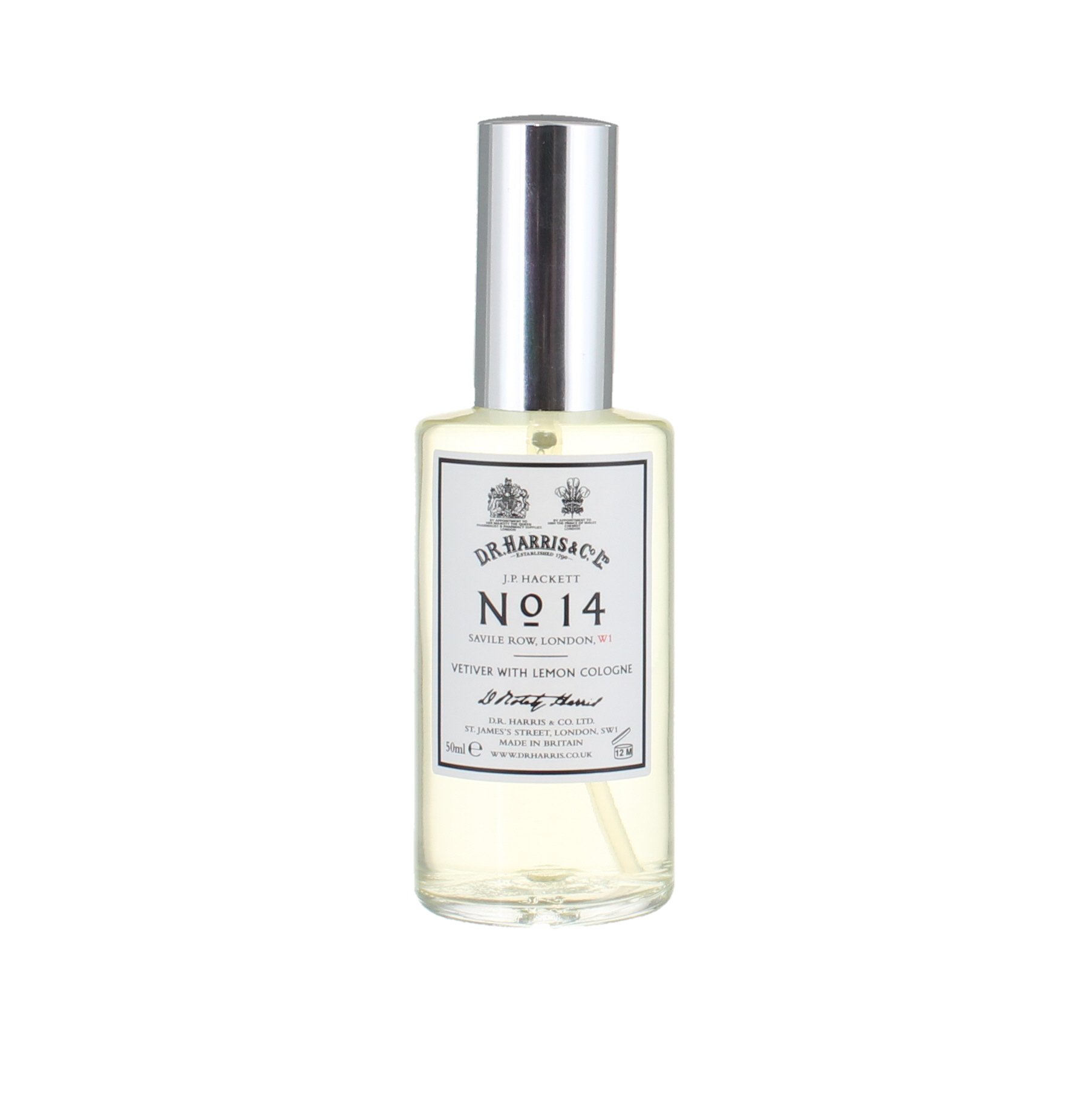 D. R. Harris No 14 Vetiver with Lemon Cologne Spray 50ml 