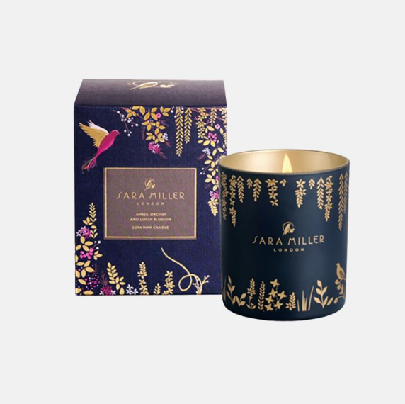 Sara Miller London Sara Miller Amber, Orchid & Lotus Blossom Candle