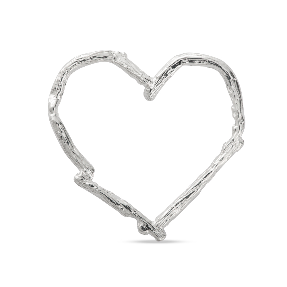 LICENSED TO CHARM Licensed to Charm - Sterling Silver Twig Heart Charm
