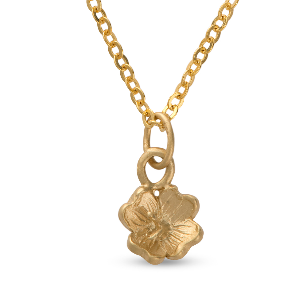 Blackbird London Wild About Flowers Gold Vermeil Primrose Necklace