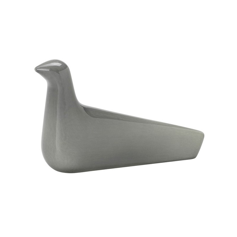 Vitra Glazed Grey Ceramics L Oiseau Sculpture