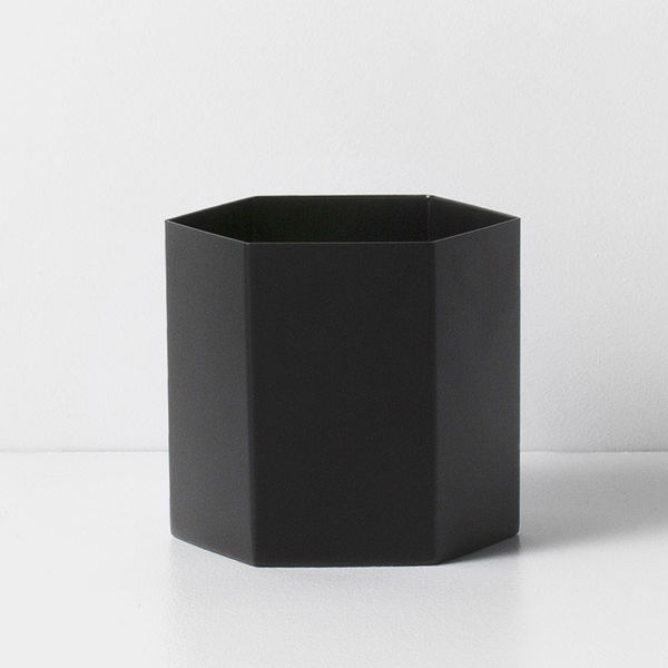 Ferm Living Black Hexagon Pot