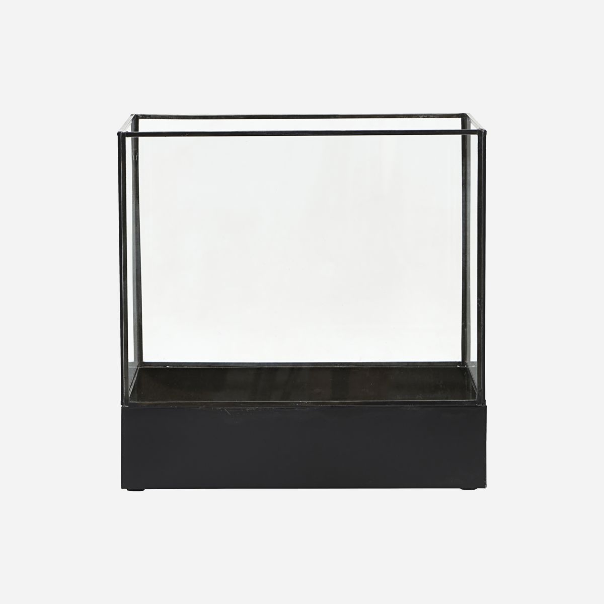 House Doctor Black Antique Vitrine Plant Display Case