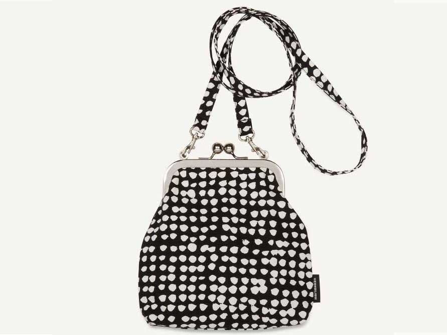 Trouva: borsa a tracolla Black and White Patterned Shoulder Bag