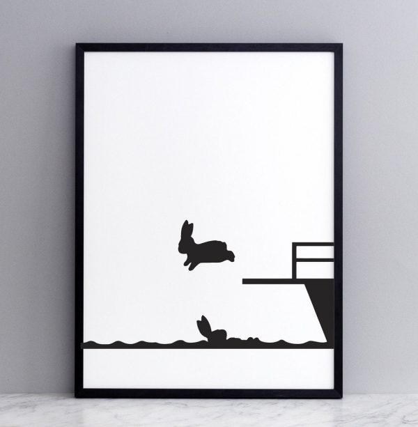 ham-30-x-40cm-diving-rabbit-print