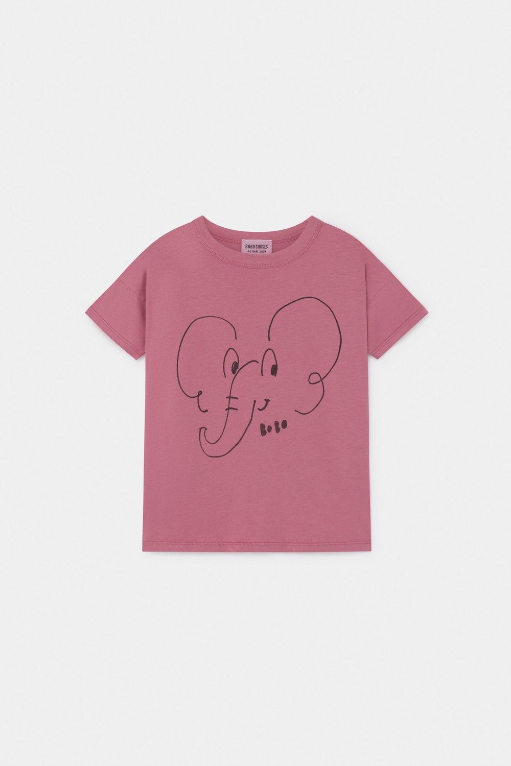 Bobo Choses Elephant Printed Cotton T Shirt