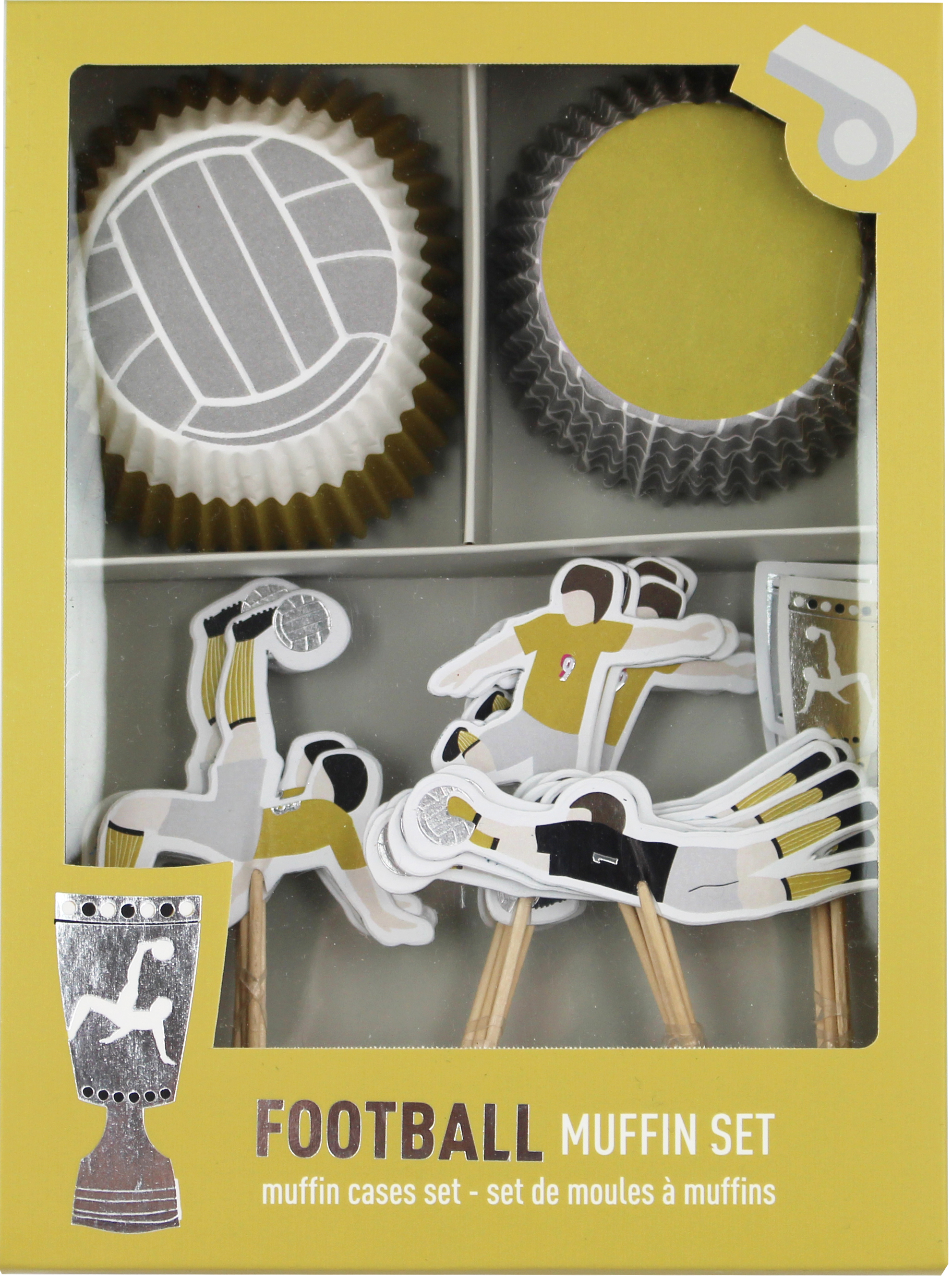 Ava & Yves Football Cup Cake Set