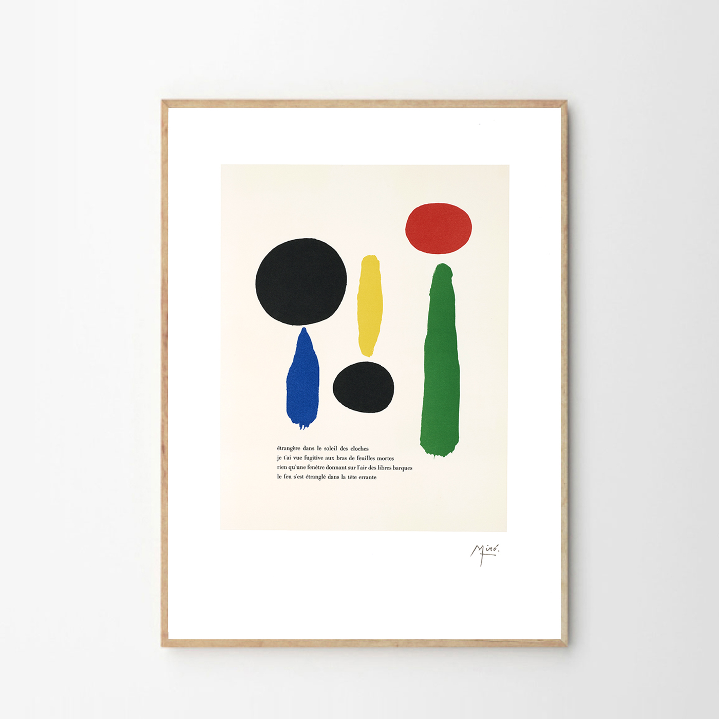 Galerie Maeght Joan Miro Parler Seul Print