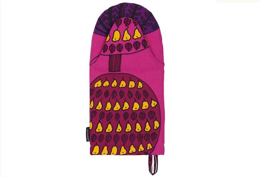 Marimekko guantone Multicolor Patterned Glove with Fuchsia 