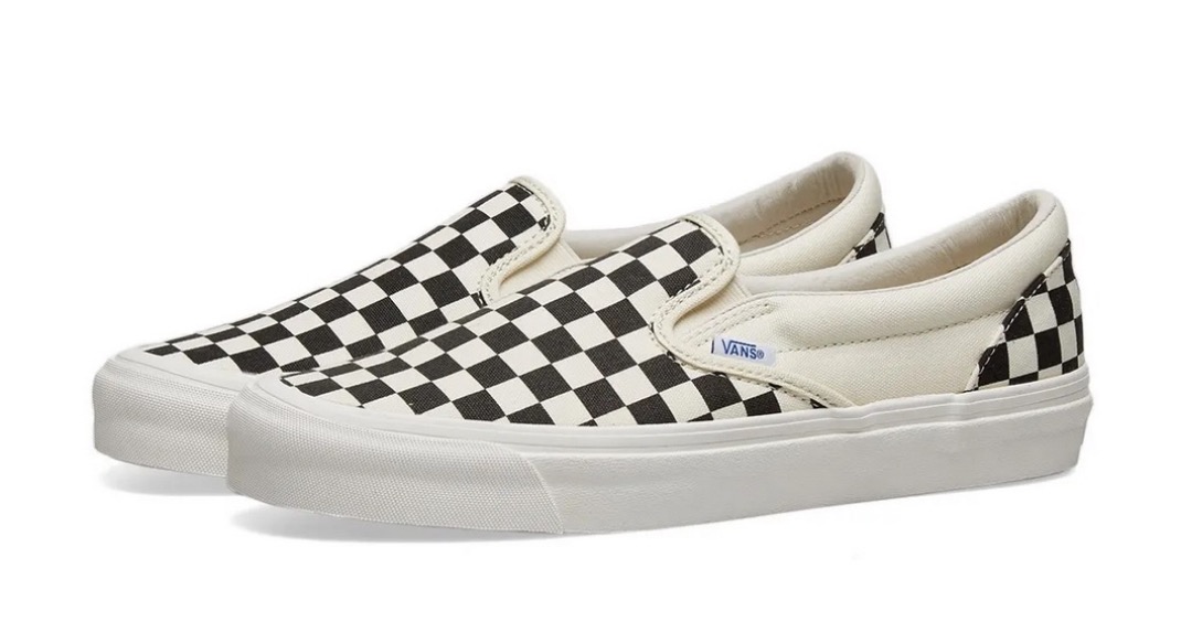 vans vault OG Classic Slip On Checkerboard Shoes