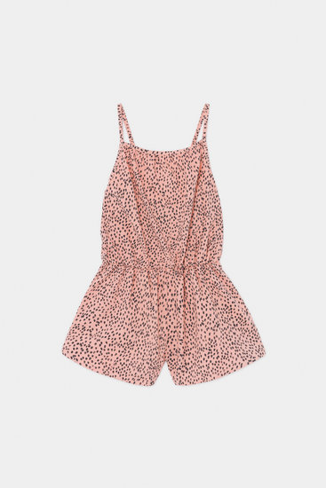 Bobo Choses All Over Leopard Print Woven Playsuit