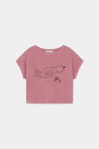 Bobo Choses Bird Print Short Sleeve T Shirt