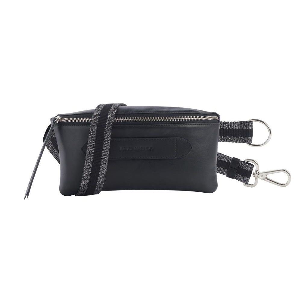 Marie Martens Black Coachella Belt Bag