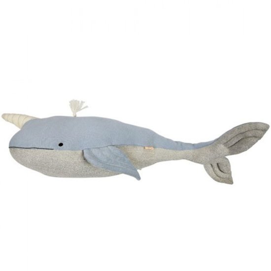 Petit Monkey 70cm Narwhal Hug Cuddle Pillow