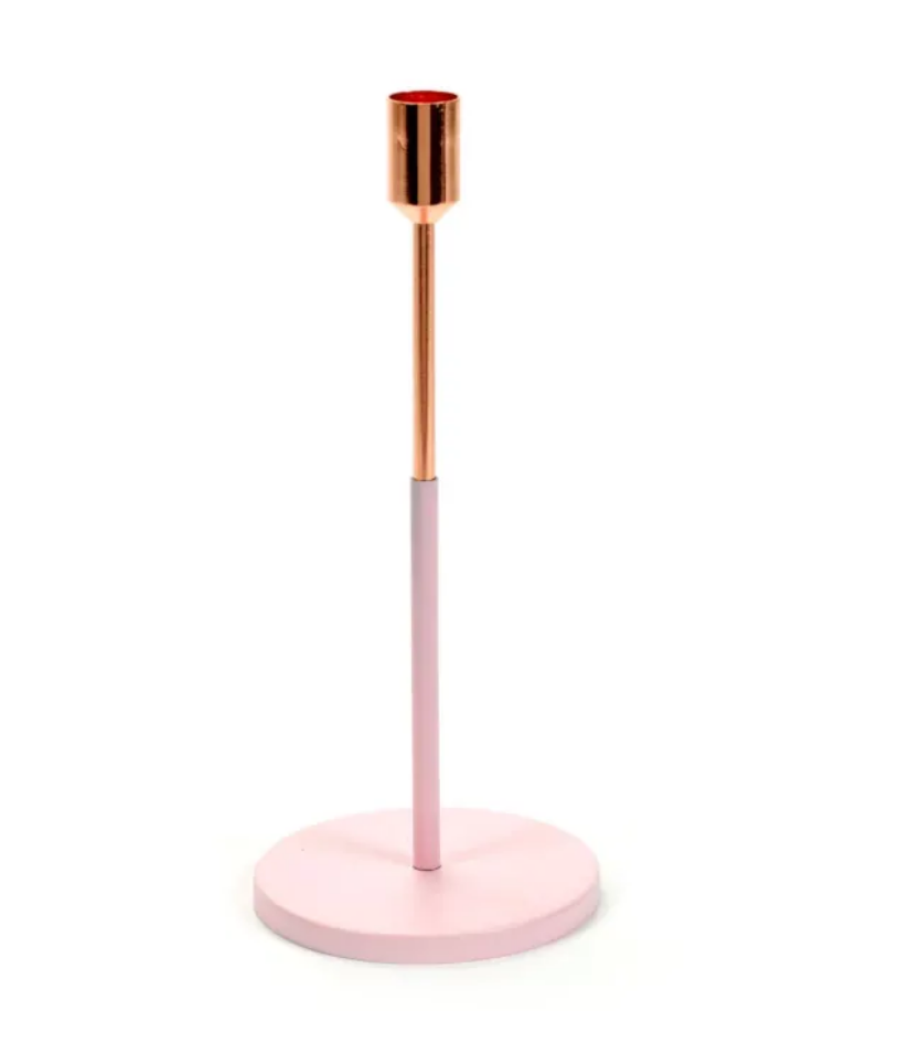 Serax 27cm Pink and Copper High Candlestick