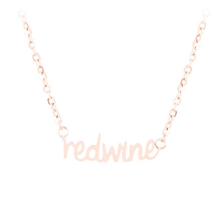 Esa Evans Redwine Necklace 18k Rose Gold Plate