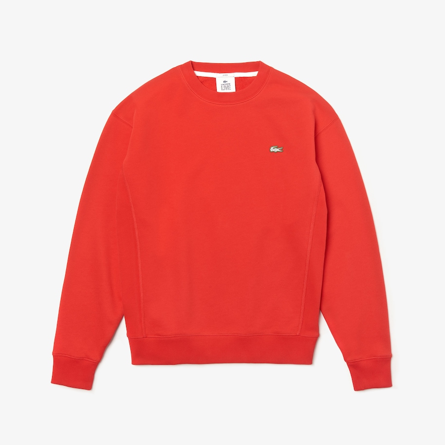 Sweat Lacoste Live Coton Polaire Rouge