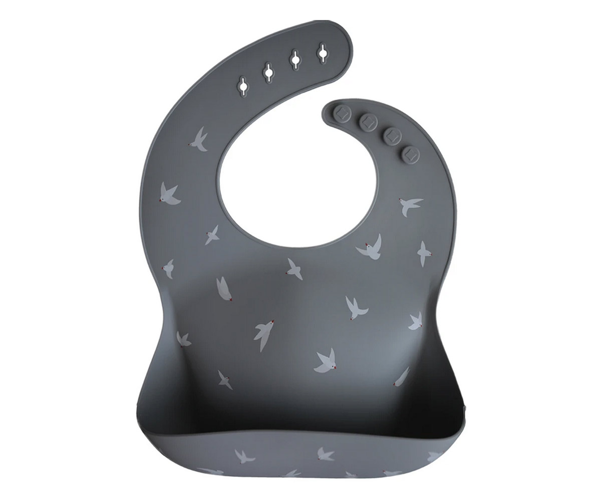 Mushie Silicone Seagulls Bib