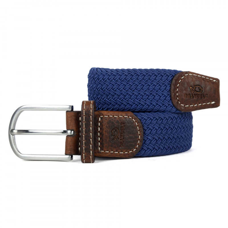 BILLYBELT Cobalt Blue Stretchable Braided Belt 