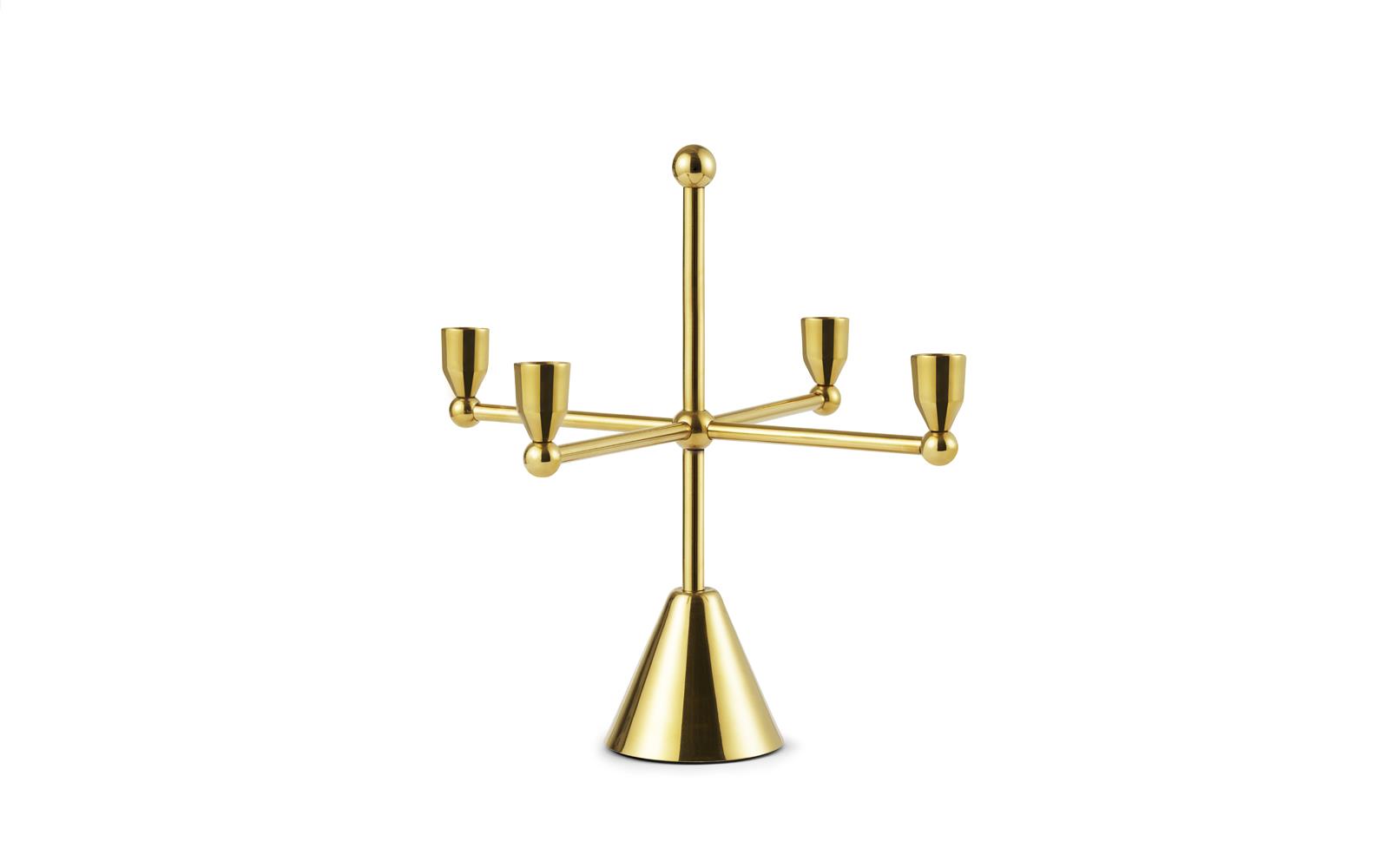 Normann Copenhagen Tivoli Pirouette Candle Holder 4 Brass