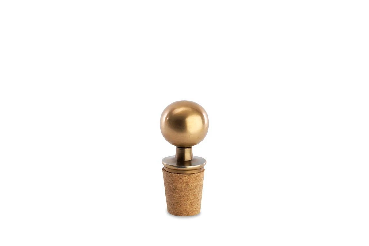 Nkuku Antique Brass Adon Bottle Stopper